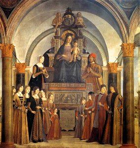 Lorenzo Costa - Giovanni II Bentivoglio and His Family - WGA05427