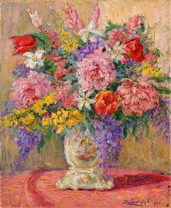 Loránd Zubriczky Blumenstillleben 1925
