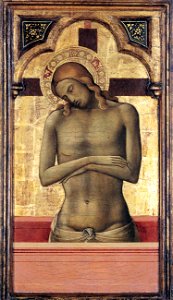 Lorenzo Monaco - Christ as the Man of Sorrows - WGA13601. Free illustration for personal and commercial use.