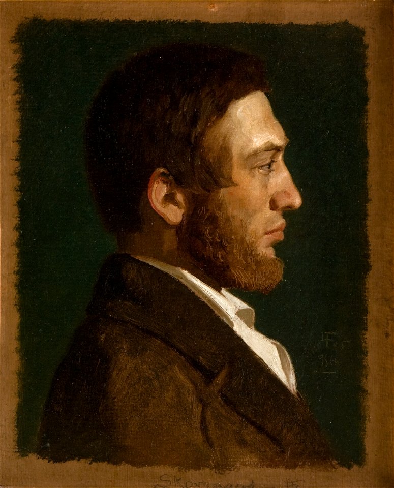 Lorenz Frølich - Portrait of the Painter P.C. Skovgaard - KMS7037 - Statens Museum for Kunst