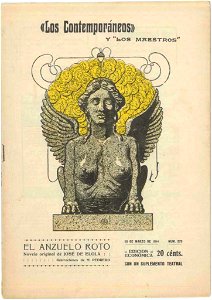 Los Contemporáneos, El Anzuelo Roto, March 1914, nº 273, cover by Mariano Pedrero
