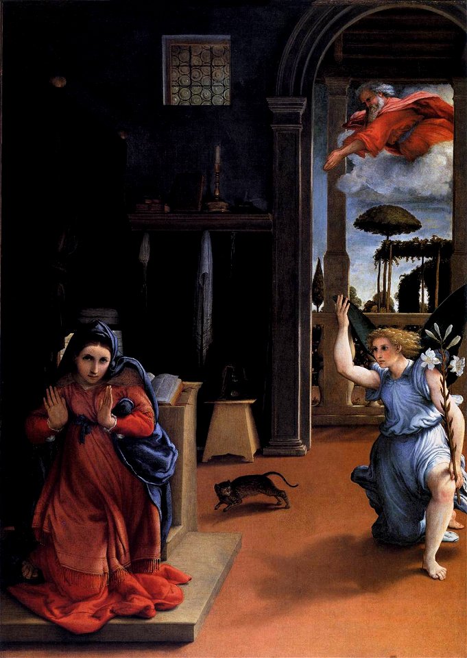 Lorenzo Lotto - Annunciation - WGA13697