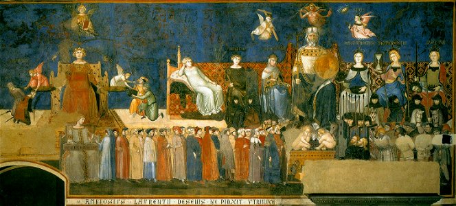 Lorenzetti Amb. allegory-of-good-government- 1338-39.
