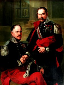 Los alabarderos José Díaz y Francisco Torán by Bernardo Lopez