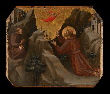 Lorenzo Ghiberti - Saint Francis Receiving the Stigmata - 1871.25 - Yale University Art Gallery