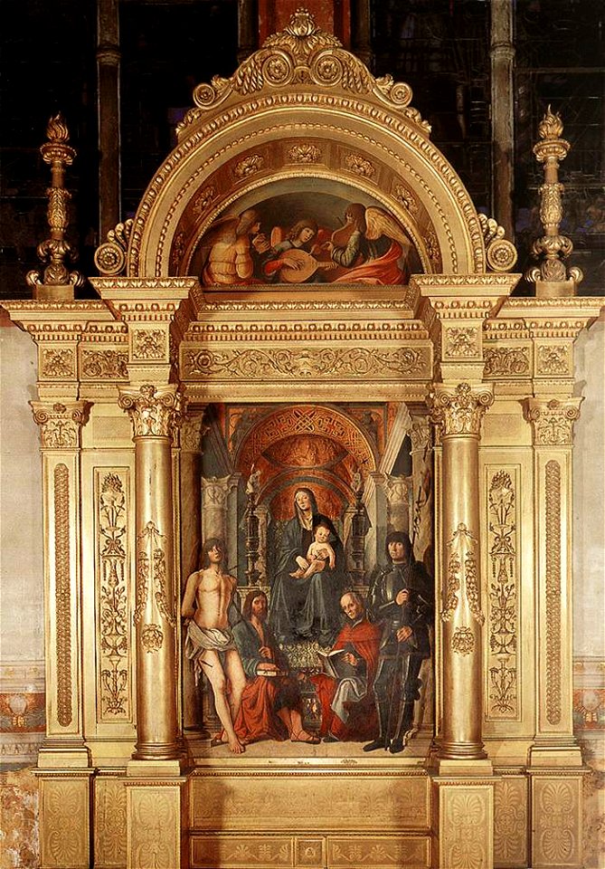 Lorenzo Costa - Madonna and Saints - WGA05422