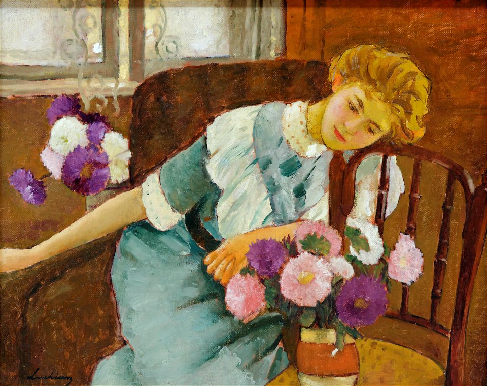 Lorica with Chrysanthemums Stefan Luchian