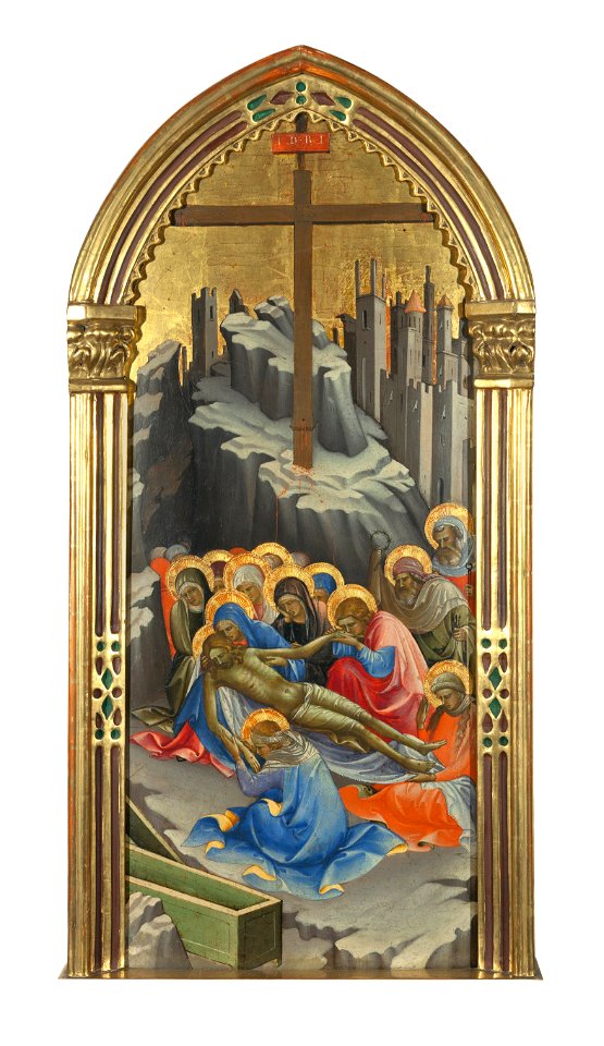 Lorenzo Monaco (born Piero di Giovanni) - Lamentation of Christ - Google Art Project