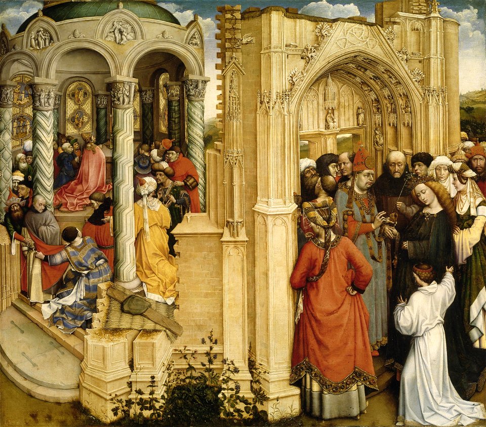 Los Desposorios de la Virgen, por Robert Campin