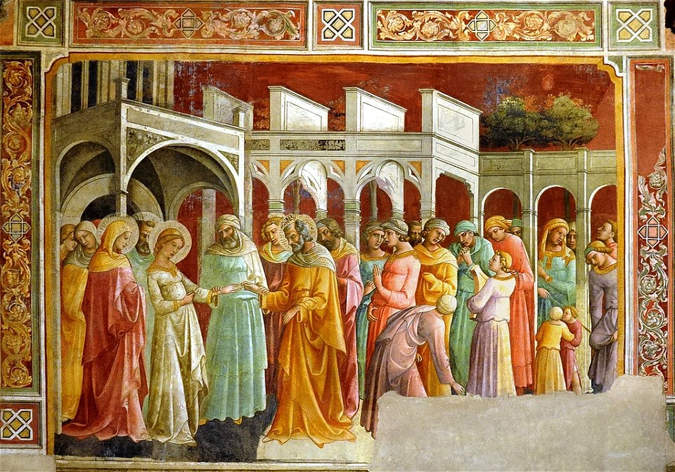 Lorenzo Monaco - Marriage of the Virgin - WGA13610