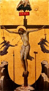 Lorenzo Monaco - Crucifixion - WGA13584. Free illustration for personal and commercial use.