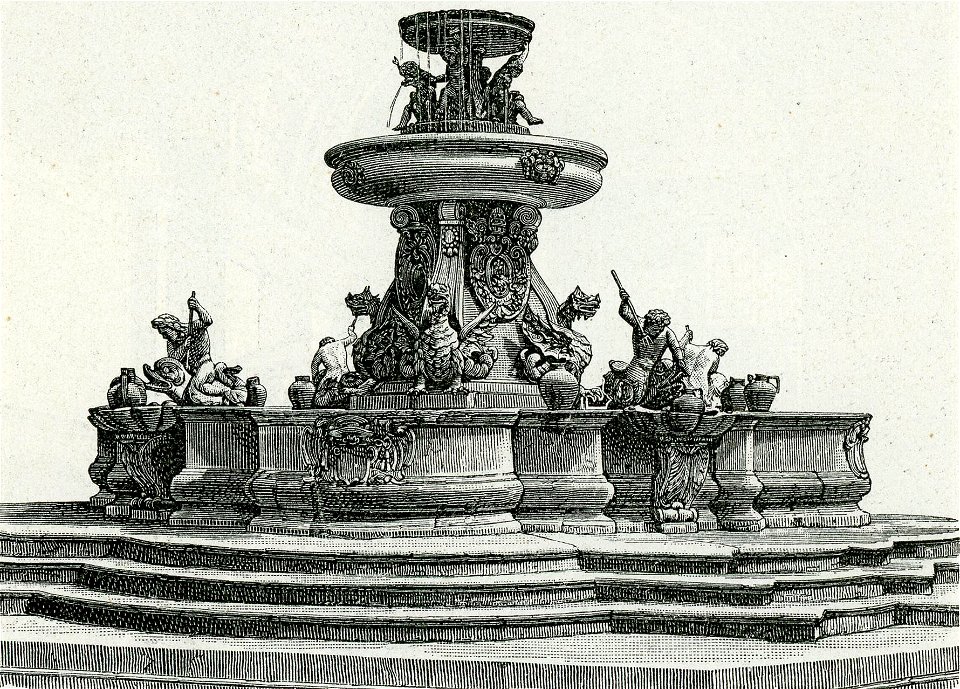 Loreto fontana in piazza della Madonna