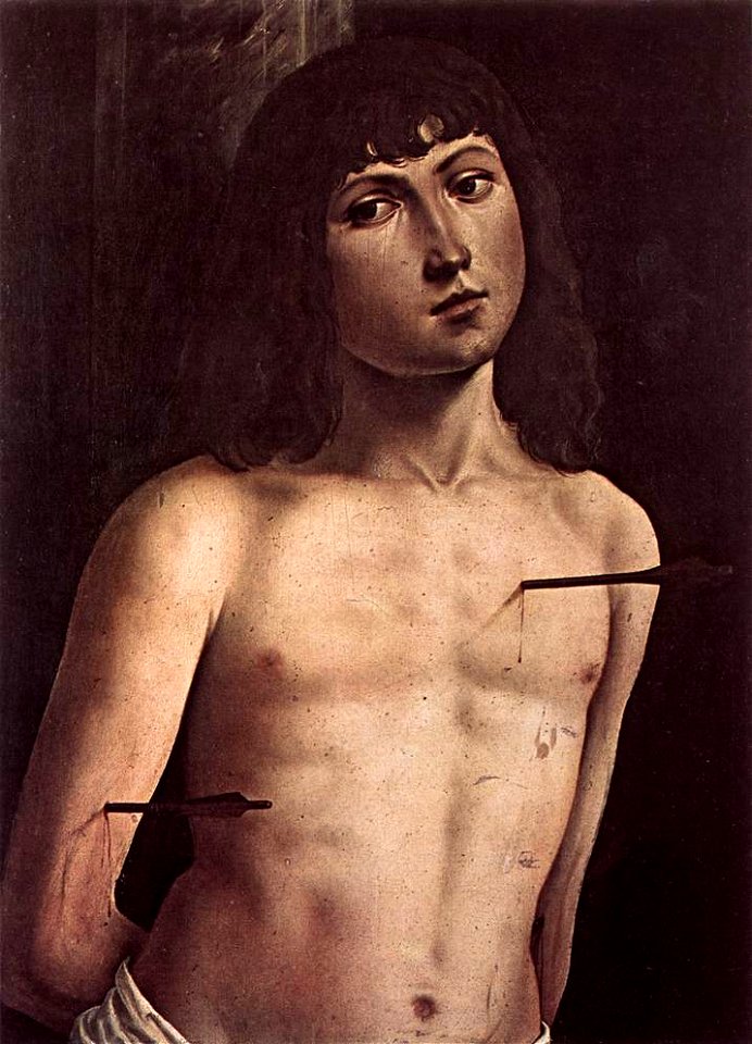 Lorenzo costa il vecchio, san sebastiano