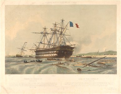 Loss of the Henry IV Souvenirs Maritimes de la Guerre D'Orient. No. 8 RMG PY0951