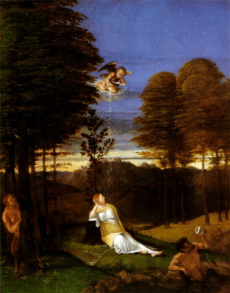 Lotto, allegoria della castità