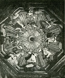 Loreto Santuario Interno della cupola nella Sacrestia del Coro
