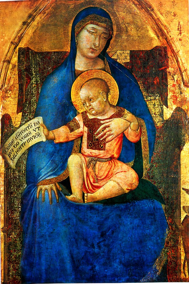 Ambrogio Lorenzetti Madonna mit dem Kinde