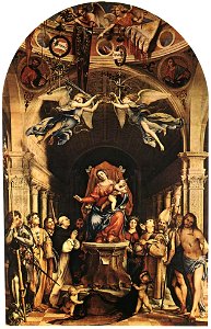 Lorenzo Lotto - Madonna with the Child and Saints - WGA13668