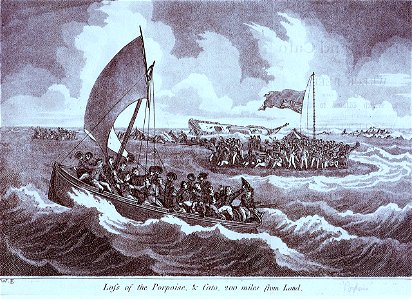 Loss of the Porpoise & Cato 200 miles from land RMG PU6052