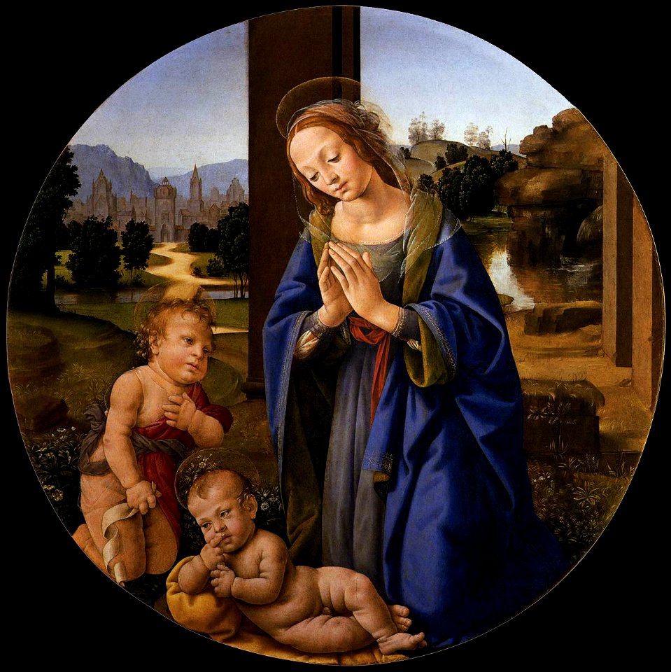 Lorenzo di credi, adorazione del bambino