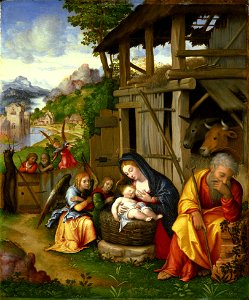 Lorenzo Leonbruno da Mantova - The Nativity - Google Art Project