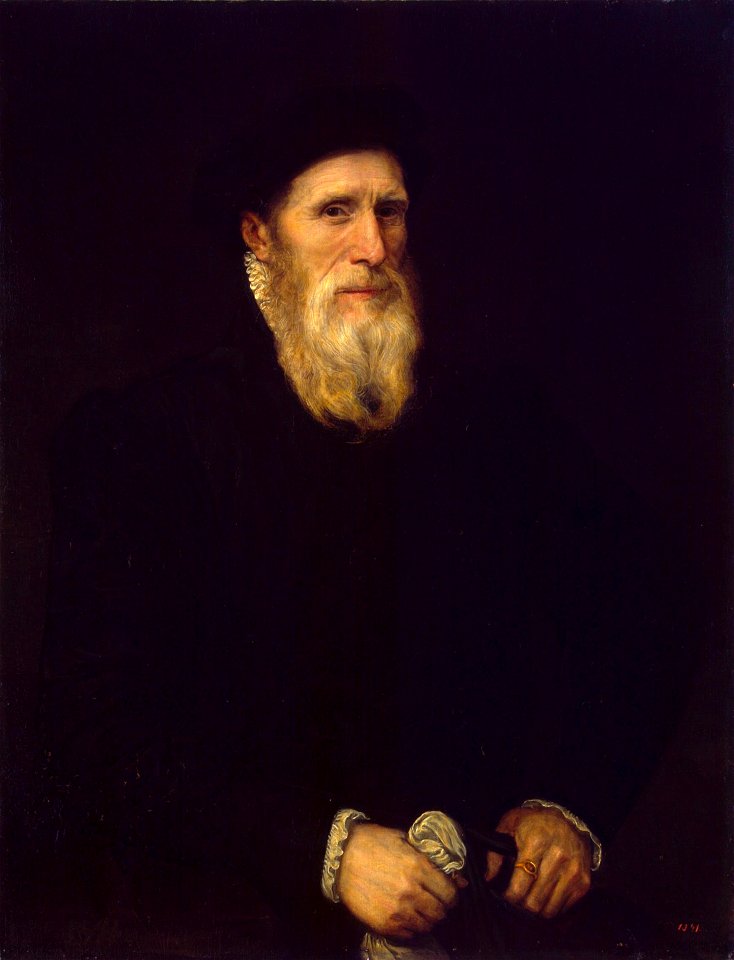 Lotto - Portrait of an Old Man, early 1550s, ГЭ-1786