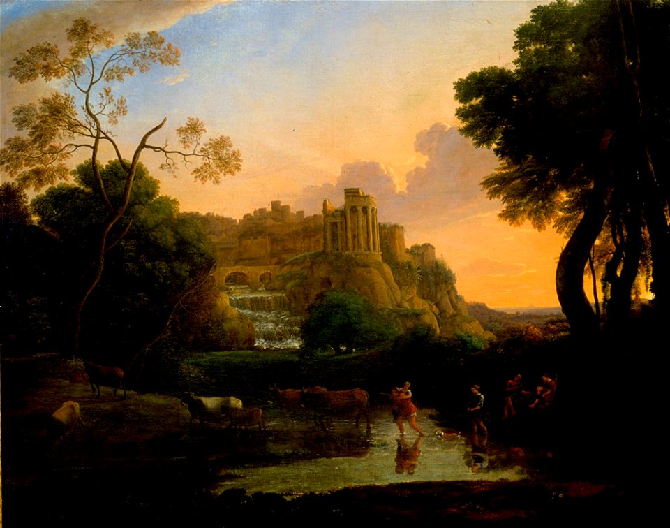 Lorrain, Claude — Ideal View of Tivoli — 1644 (Q82119496)