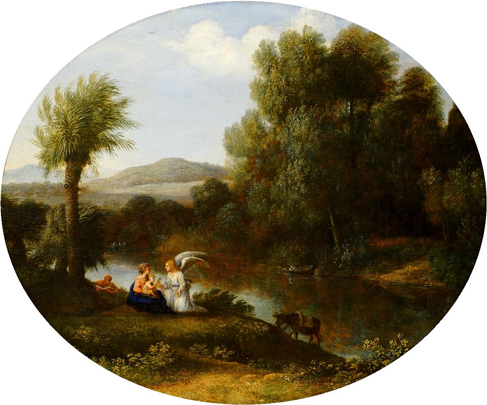 Claude Lorrain - Le Repos pendant la fuite en Égypte (1646)