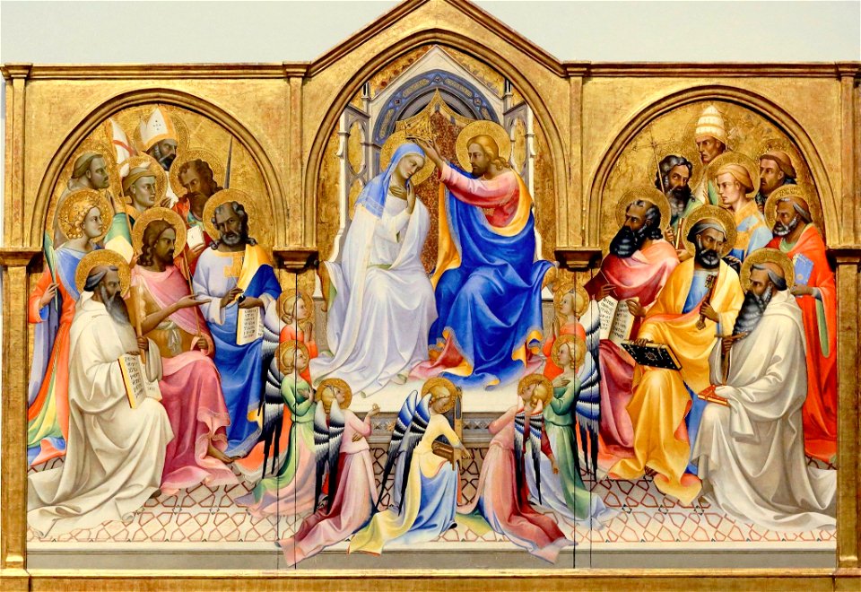 Lorenzo Monaco, Coronation of the Virgin, 1409, London NG