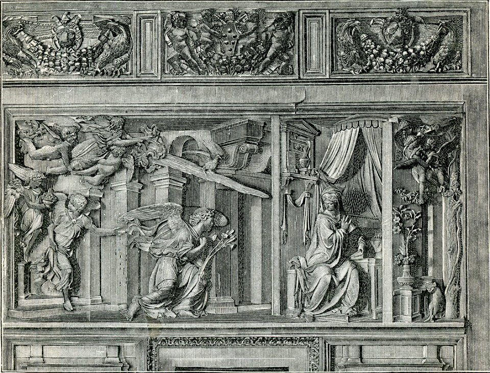 Loreto L’Annunciazione bassorilievo