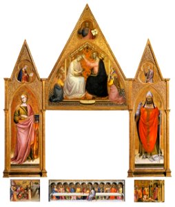 Lorenzo Monaco, San Gaggio Polyptych. 1388-90 Reconstruction