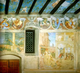 Lotto, affreschi di trescore 11