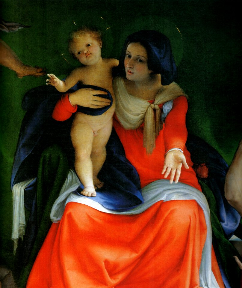 Lotto, pala di san bernardino 01