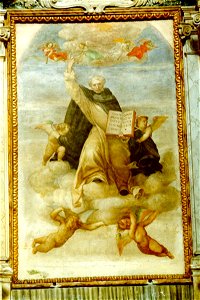 Lotto L. (1513-1515), San Vincenzo Ferreri in gloria, Macerata - Tolentino - Recanati - Cingoli - Treia