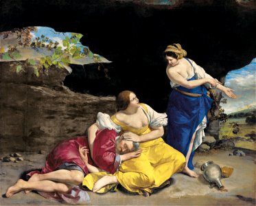 Lot y sus hijas - Orazio Gentileschi