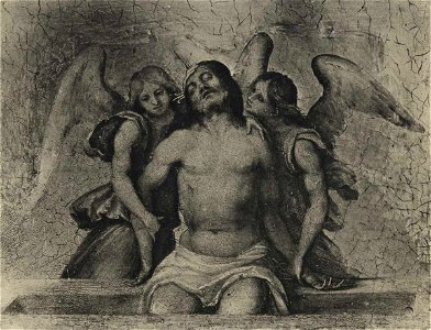 Lotto - Cristo in pietà sorretto da due angeli, 1513 ca. - 1516 ca., Collezione R.L. Feigen