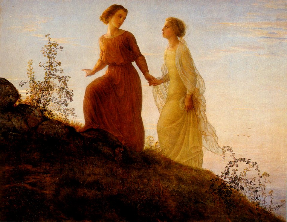 Louis Janmot - Poème de l'âme 14 - Sur la Montagne
