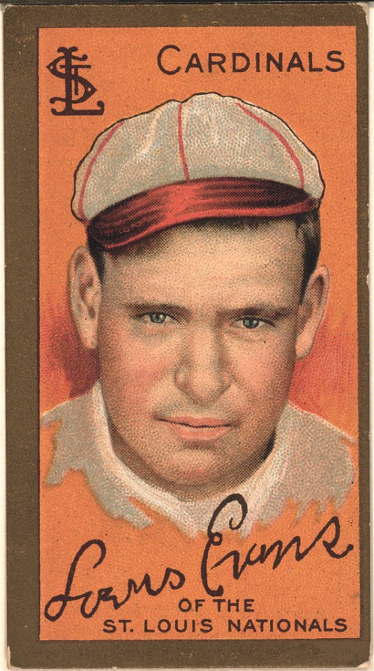 Louis Evans, St. Louis Cardinals, baseball card portrait LCCN2008677415