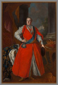 Louis de Silvestre - Portret Augusta III Sasa (1696-1763), króla Polski - MNK I-327 - National Museum Kraków