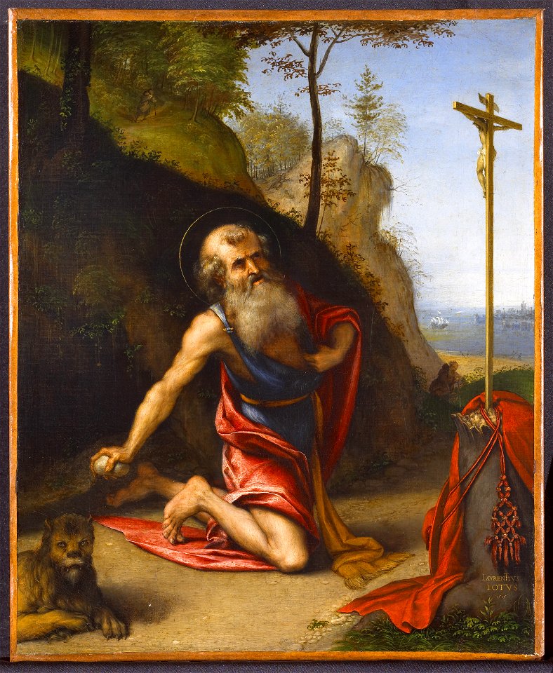 Lotto - Saint Jerome in the Wilderness, 1515, K595