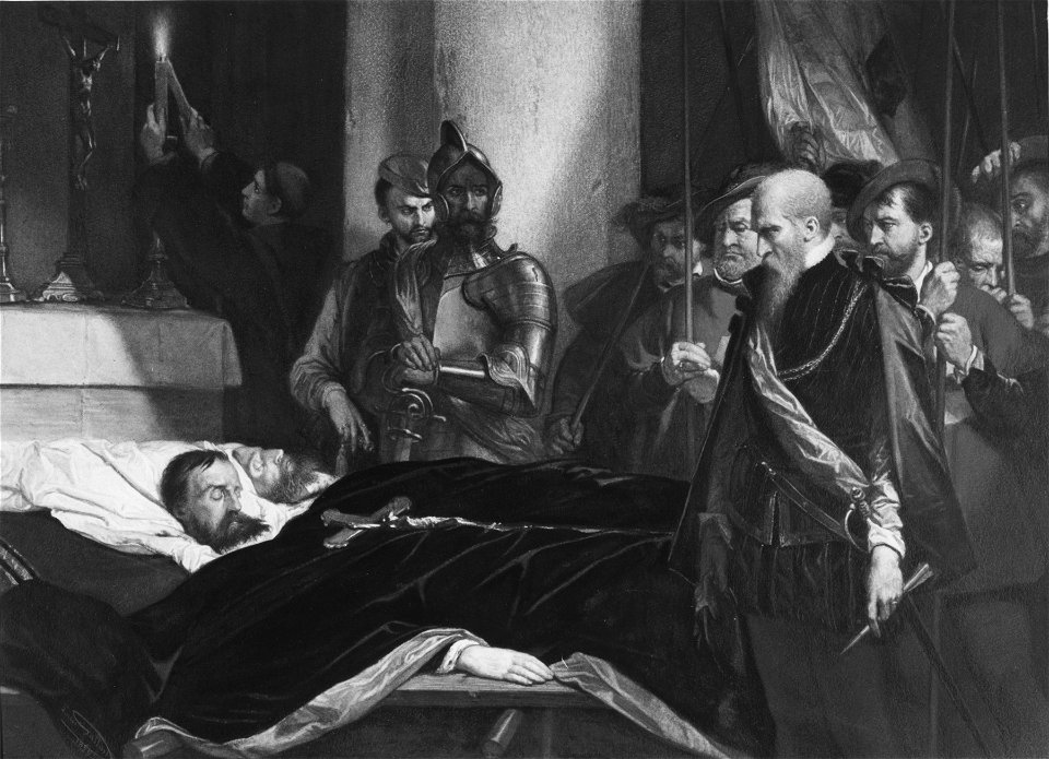 Louis Gallait - Last Respects to the Remains of Counts Egmont and Hoorn - Walters 37971