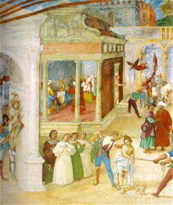 Lotto, affreschi di trescore 04