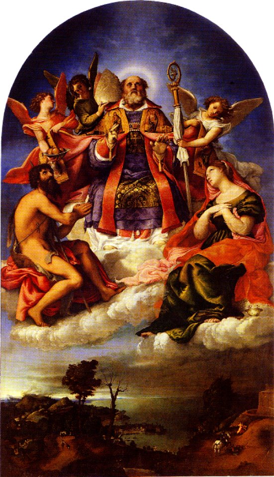 Lotto, san nicola in gloria