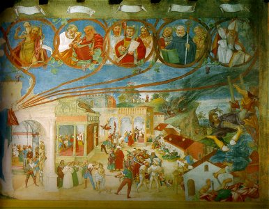 Lotto, affreschi di trescore 02