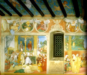 Lotto, affreschi di trescore 10