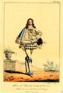 Louis de Bourbon Comte de Toulouse - habit de novice de l'ordre du St Esprit, costume de cérémonie (BM 1871,1209.2466)