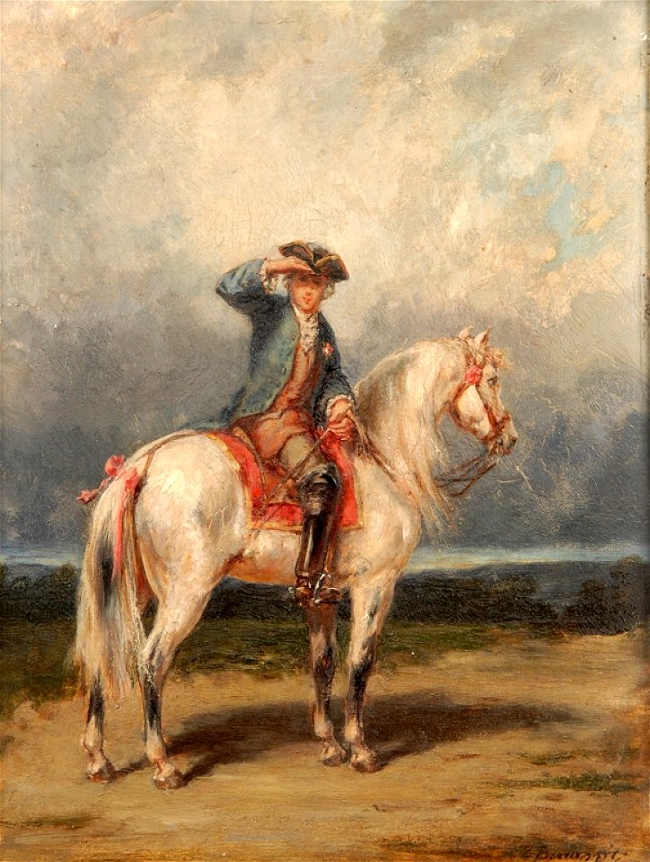 Louis Emile Benassit (1833-1902) Le Cavalier