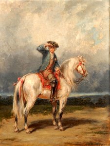Louis Emile Benassit (1833-1902) Le Cavalier
