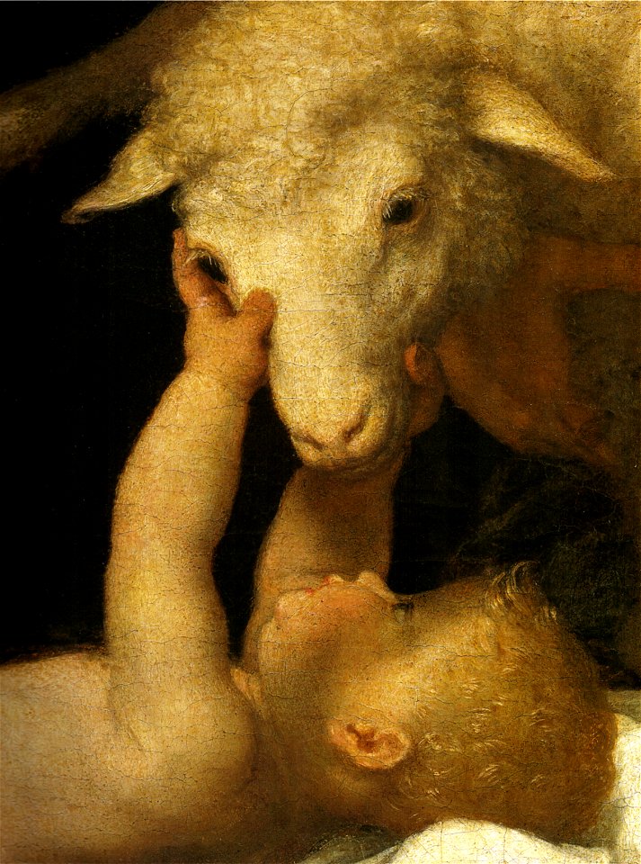 Lotto, adorazione dei pastori 02