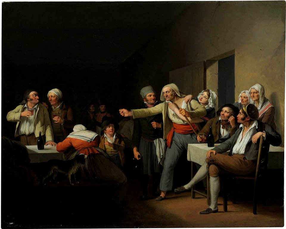 Louis Léopold Boilly - Les Hommes se disputent